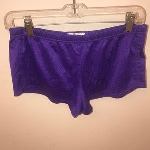Soffe shorts -Purple breathable material